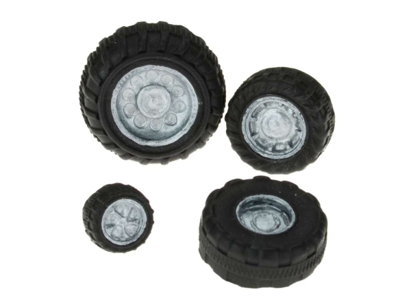 Silicone Mould - 4 Wheels